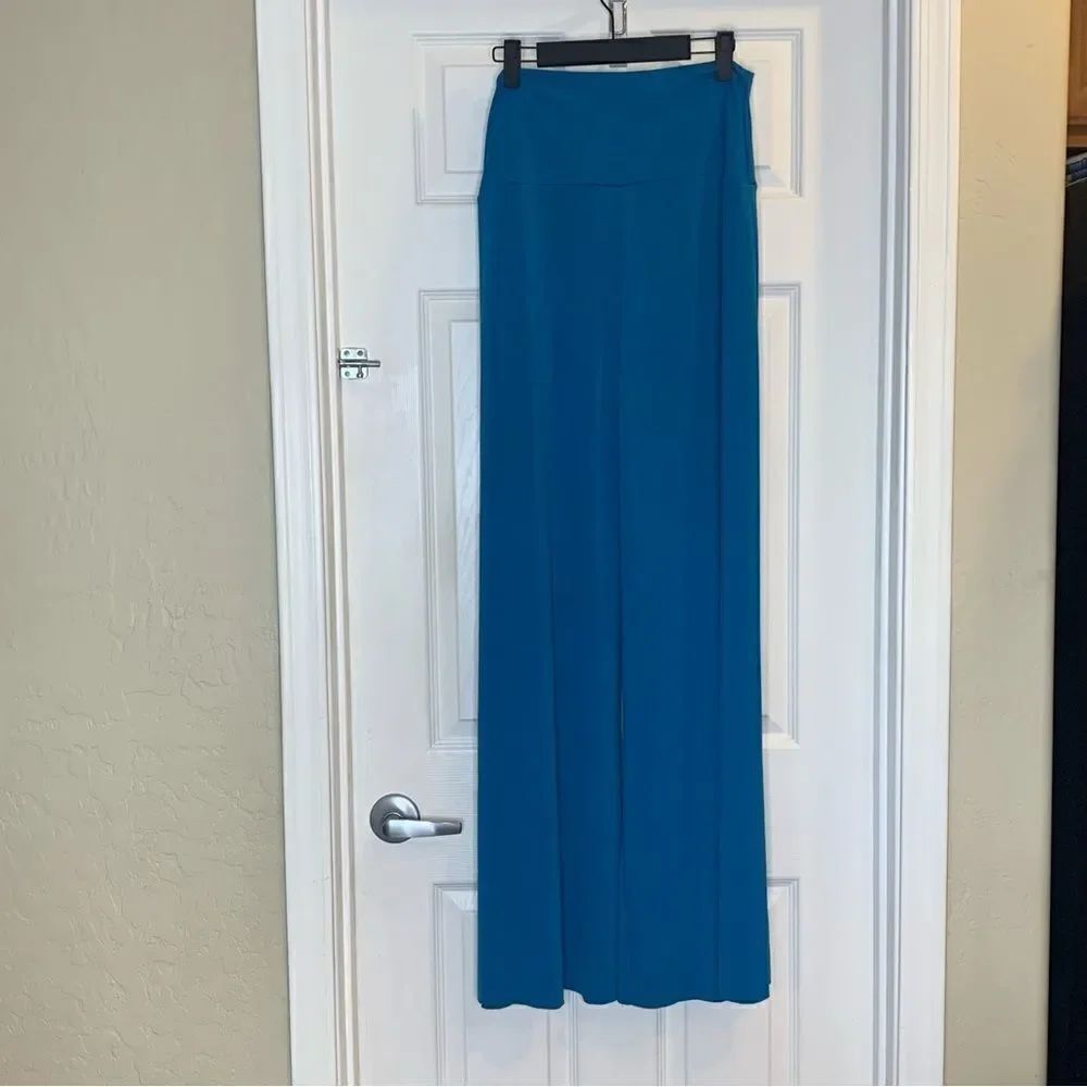 Beach Break Wide Lag High Rise Turquoise Pants Size Large